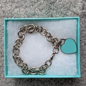 Authentic Tiffany Blue Heart Tag bracelet
